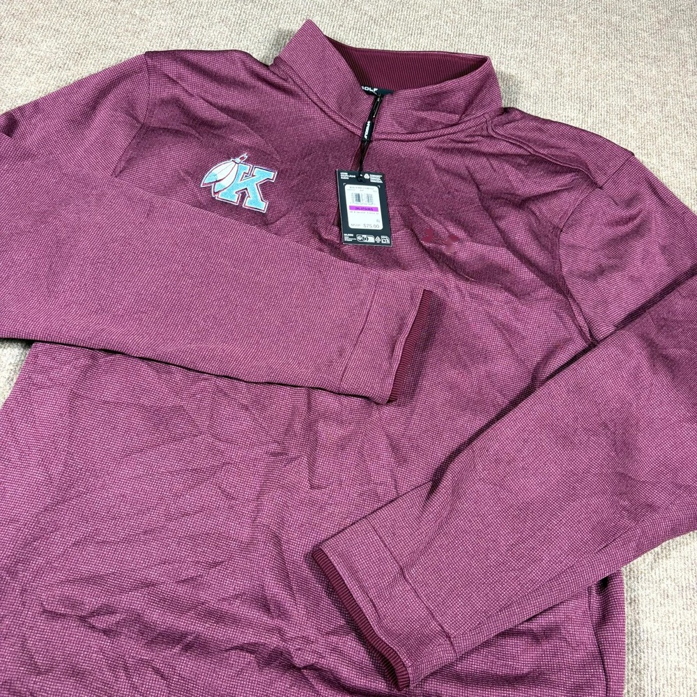 Under Armour Storm Sweater Mens 2XL Burgundy Kankakee High School Quarter Zip